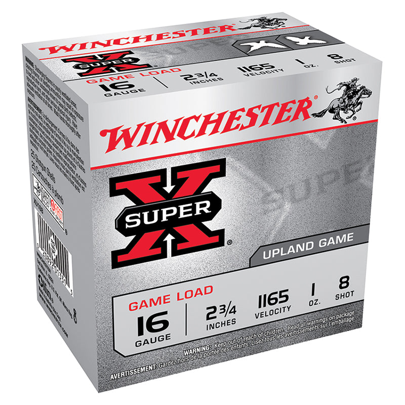 Winchester 16 Gauge Shotgun Ammo  2.75 in 1 oz #8