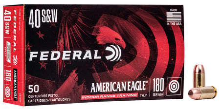 American Eagle  Total Metal Jacket 180 Grain .40 S&W 1000 fps 029465093556