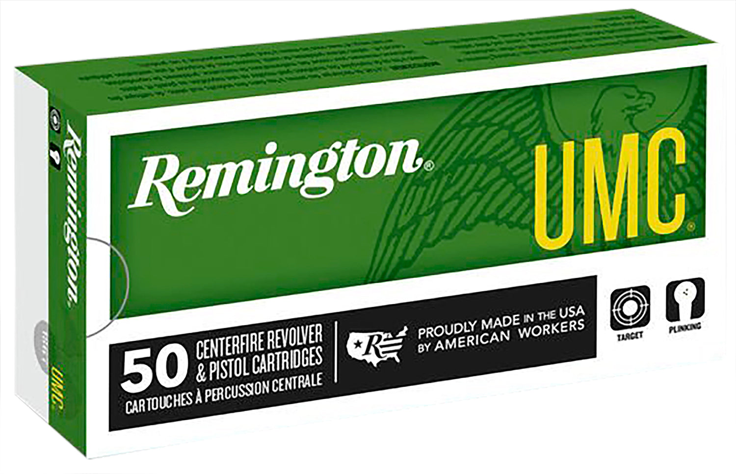 Remington UMC Semi Jacketed Hollow Point 125 Grain .38 Special 945 fps 047700356402