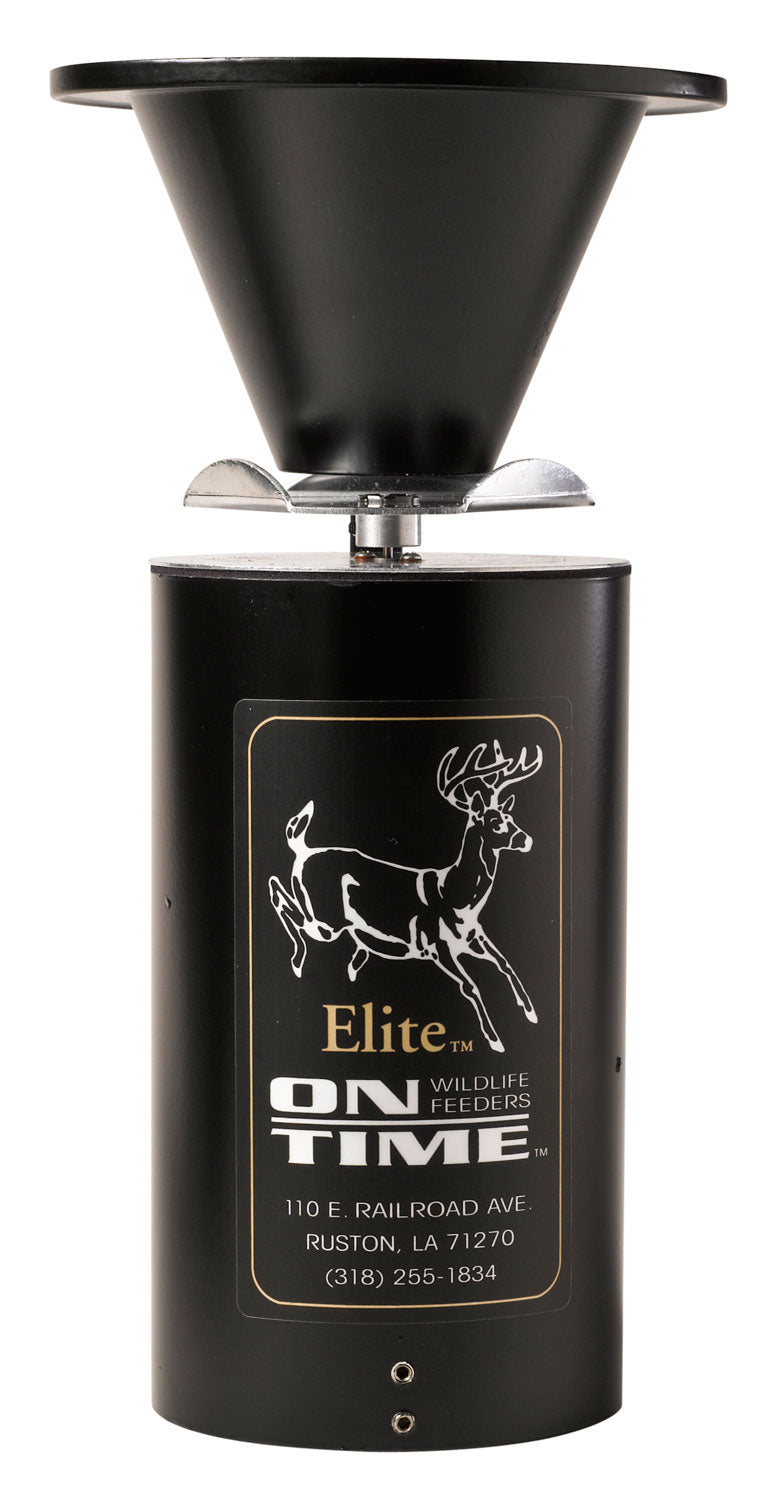 On Time 11113 Elite Lifetime Feeder, LCD Programming, 3-Speed Motor, Waterproof, Black