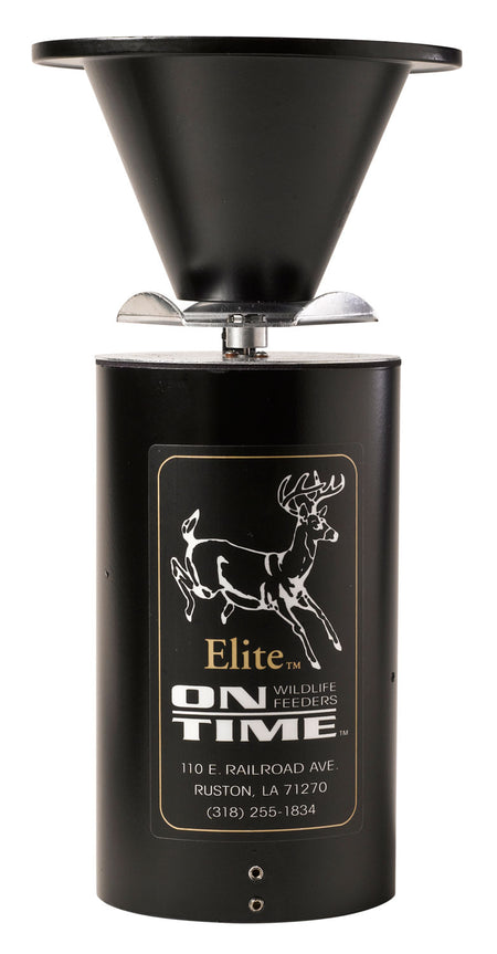 On Time 11113 Elite Lifetime Feeder, LCD Programming, 3-Speed Motor, Waterproof, Black