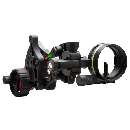 TruGlo AC Range Rover Adjustable 1 Pin Bow Sight .019 RH/LH Black