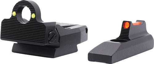 Williams Fiber Optic Adjustable Ghost Ring Sight Set Ruger MK III IV 22/45 Lite