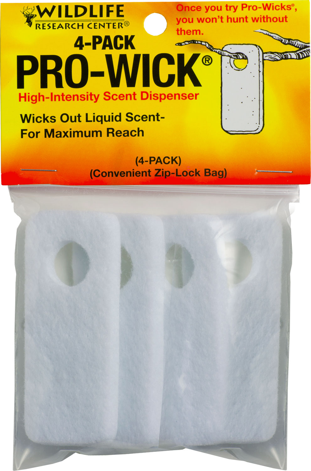 Wildlife Research 370 Pro-Wick Felt Deer Scent Dispenser 4-Pack