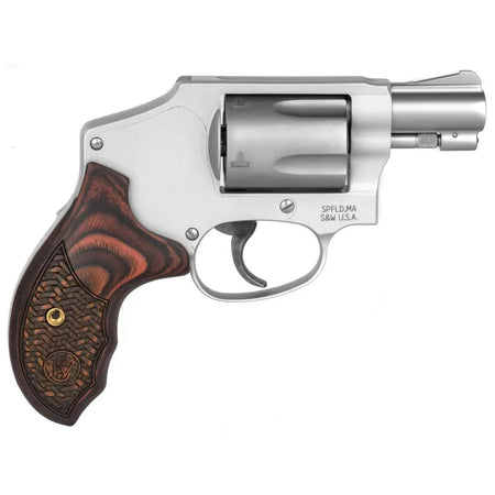 dSMITH & WESSON PC MODEL 642 ENHANCED MATTE SLVER 38SPL 1.875" 5RD DAO