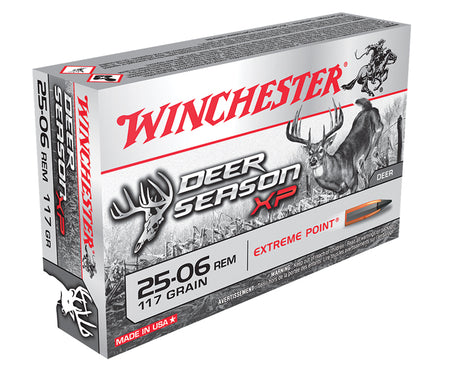 Winchester .25-06 Remington  117 grain Copper Extreme Point Lead-Free ammunition