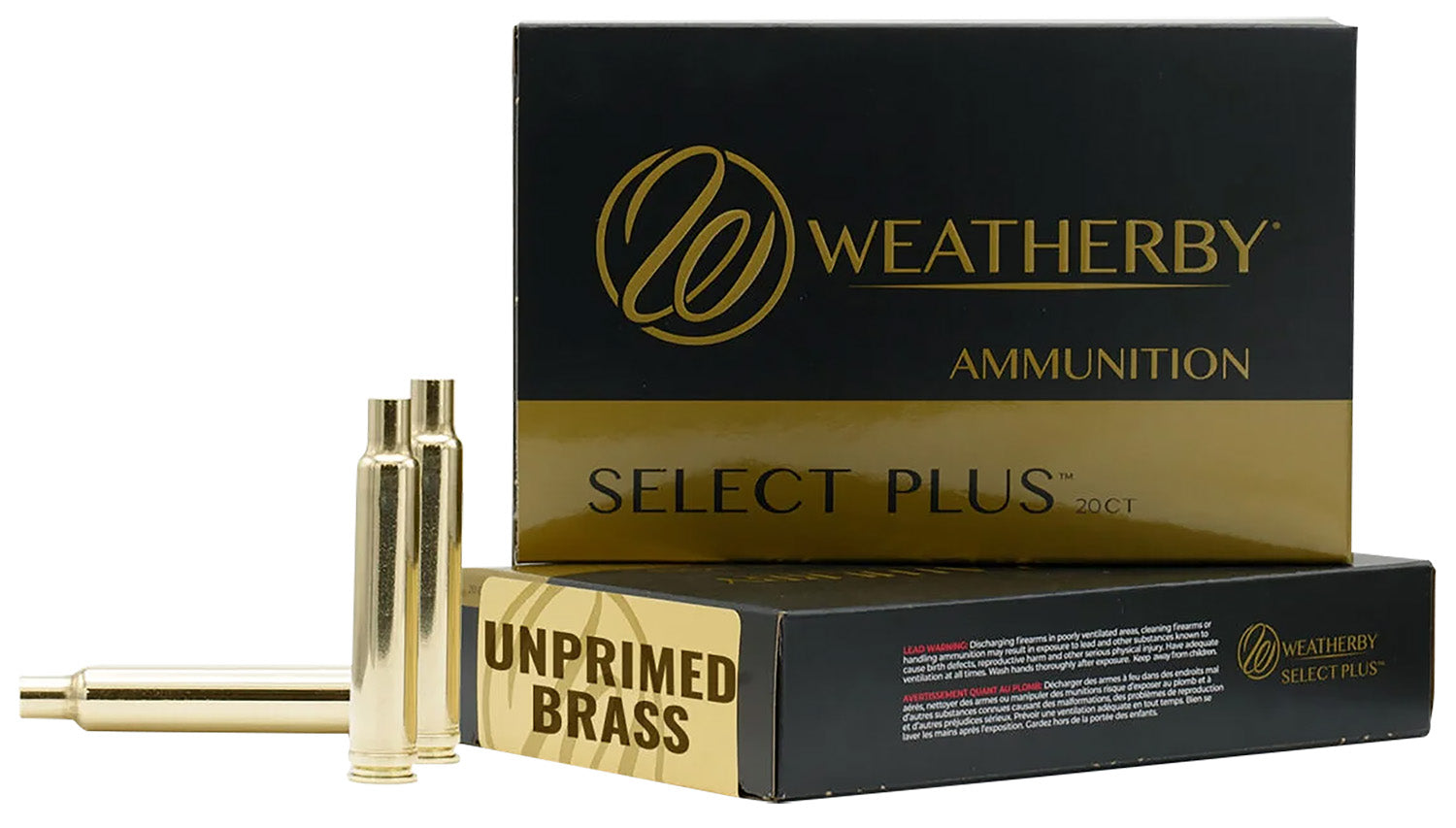 Weatherby BRASS303 30-378 Wthby Mag Unprimed Rifle Brass Cases 20/Box