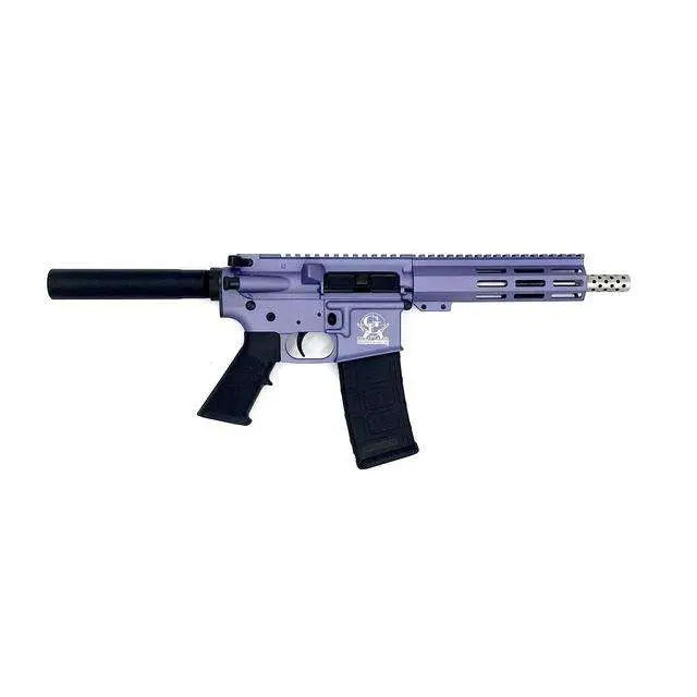 GREAT LAKES FIREARMS GL15 223 WYLDE PSTL 7.5" STS BBL, ORCHID MLOK