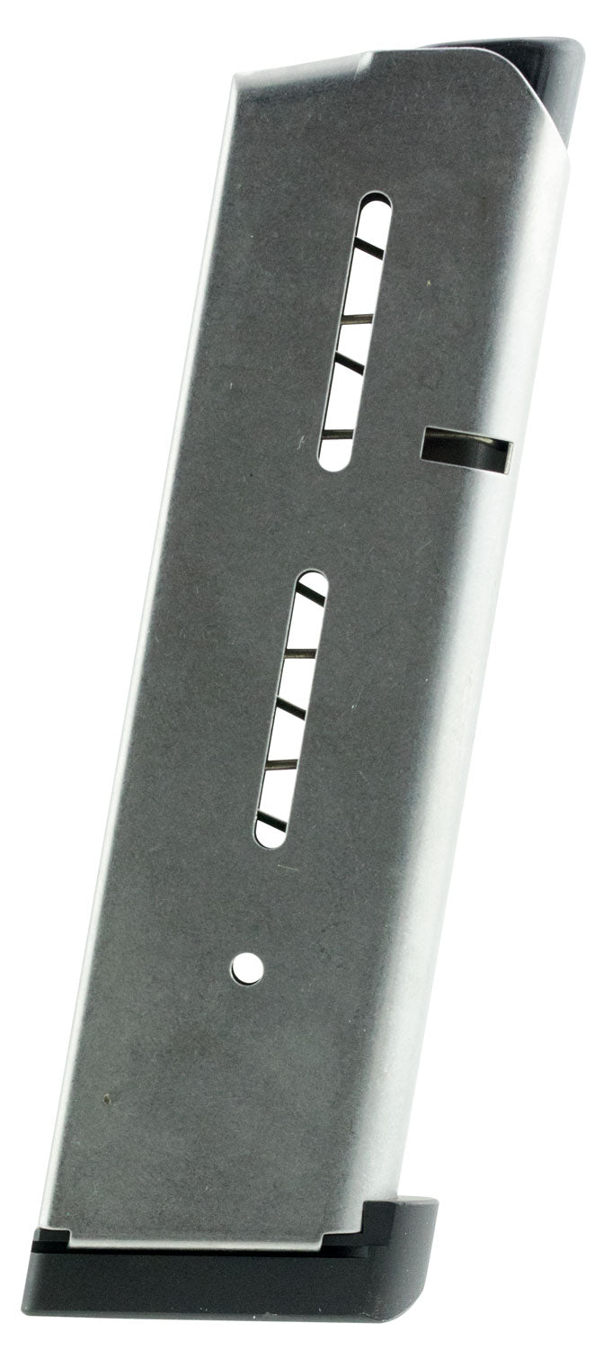 Wilson Combat 47D Stainless 8rd .45 ACP 1911 Detachable Magazine Standard Floor Plate .350"