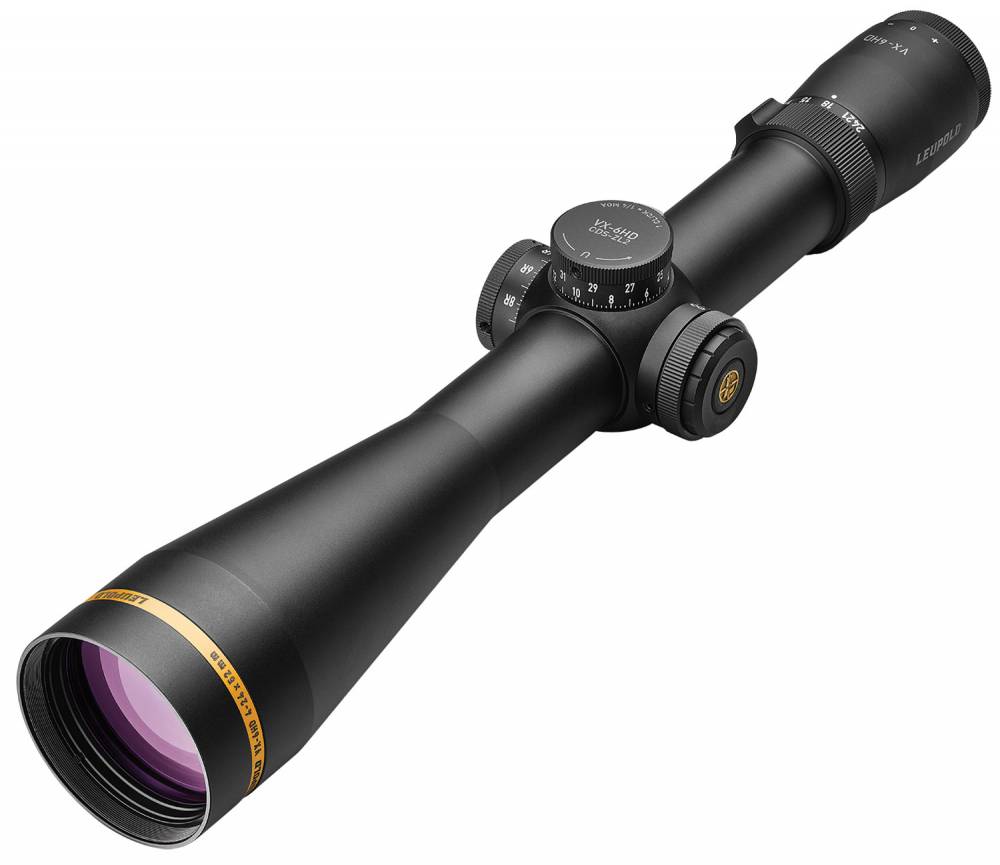 Leupold VX-6HD CDS-IL Rifle Scope 4-24x52mm 34mm SFP Impact-23 MOA Illuminated Reticle - Matte Black
