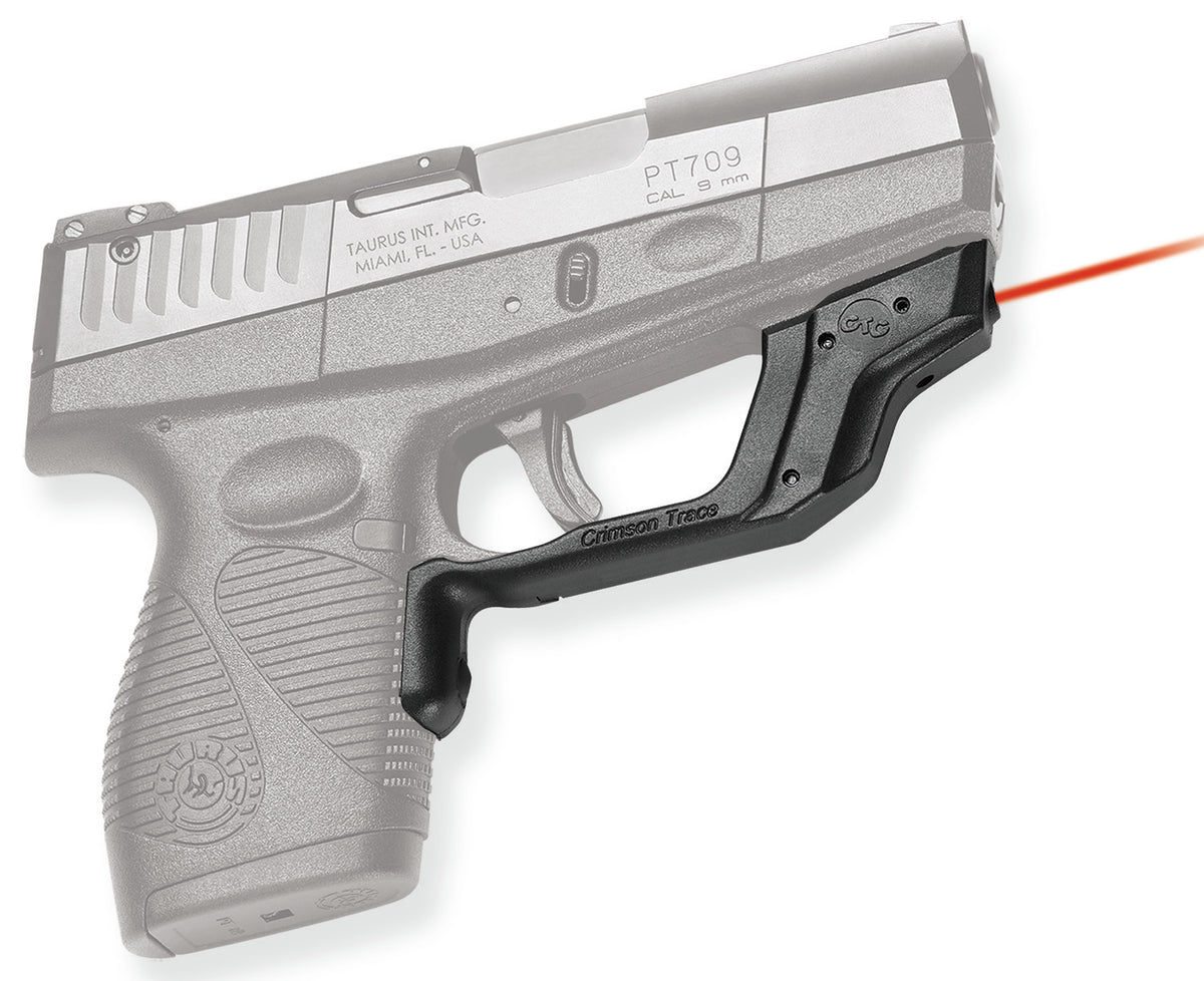 Crimson Trace Laserguard Taurus Slim 708/709/740 Red Laser, Instinctive Activation, Black Polymer