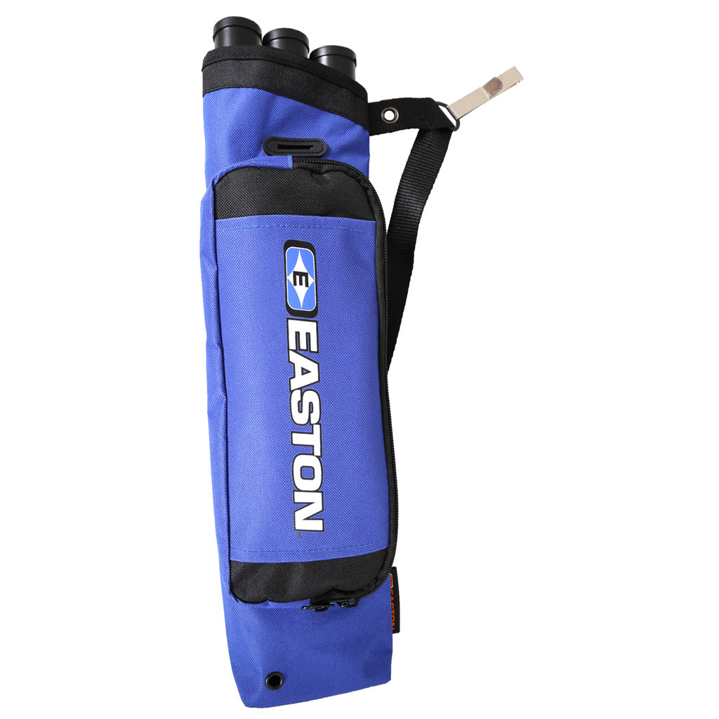Easton Flipside Ambidextrous 3-Tube Hip Quiver Blue with Bow Square Slot
