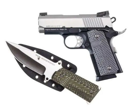 dMAGN RES DE1911 45 ACP TWO TONE PISTL 3" W/KNIFE