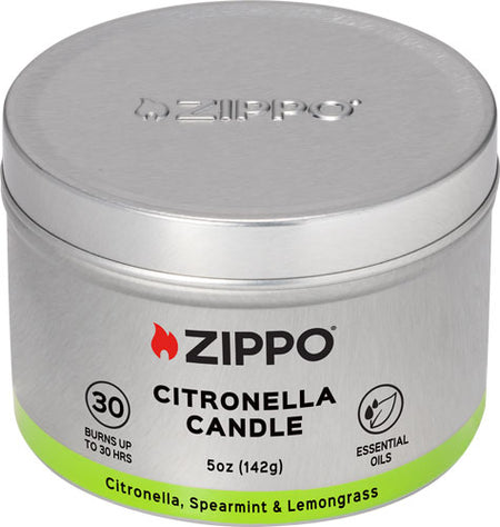 Zippo Outdoor Citronella Candle Spearmint and Lemongrass