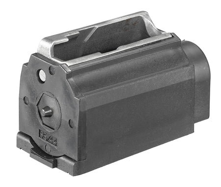 Ruger 90174 4rd Black Plastic Rotary Magazine 44 Rem Mag Compatible with Ruger 96/44 and Carbine