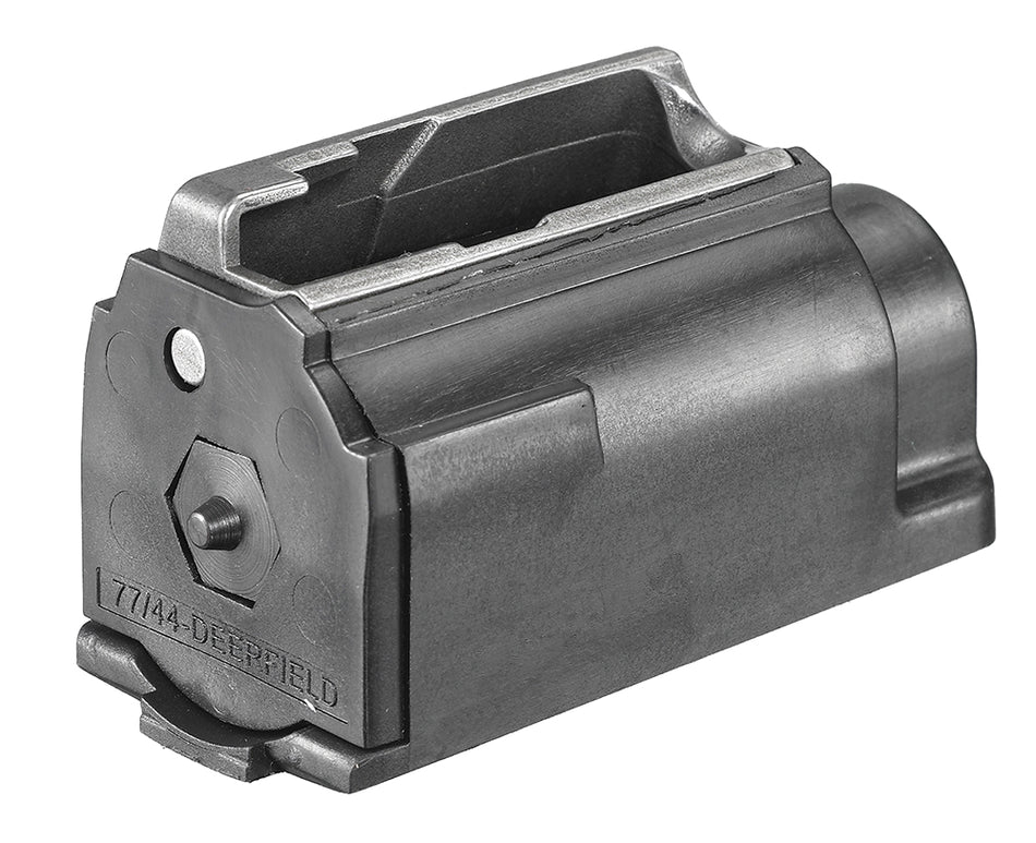 Ruger 90176 4rd Black Plastic Rotary Magazine 44 Rem Mag Compatible with Ruger 77/44