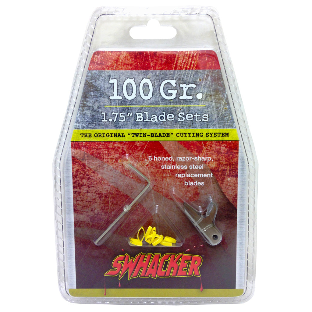 Swhacker 100 gr. 1.75" 2 Blade Broadhead Replacement Blades 6 pk.