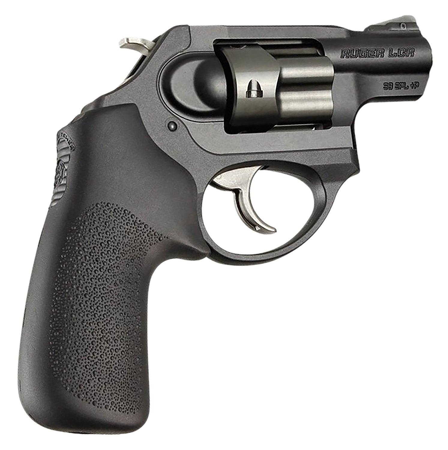 Hogue 78030 Black Rubber Tamer Cushion Grip for Ruger LCR LCRx without Finger Grooves