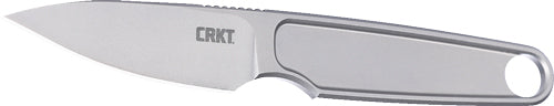 CRKT Hangti 1.68" Titanium Drop Point Blade Knife with Sheath