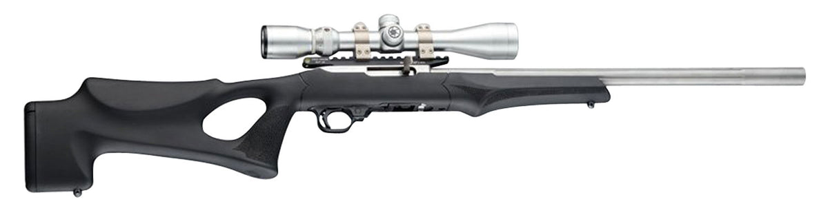 Hogue 22070 Black OverMolded Fixed Thumbhole Stock Compatible with Ruger 10/22 .920 Diameter Barrel