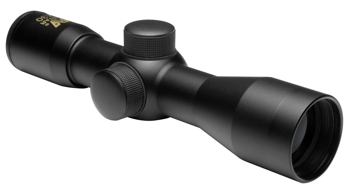 NcStar SC430B 4x30mm Compact Tactical Scope P4 Sniper Reticle 1-Inch Tube Black Aluminum
