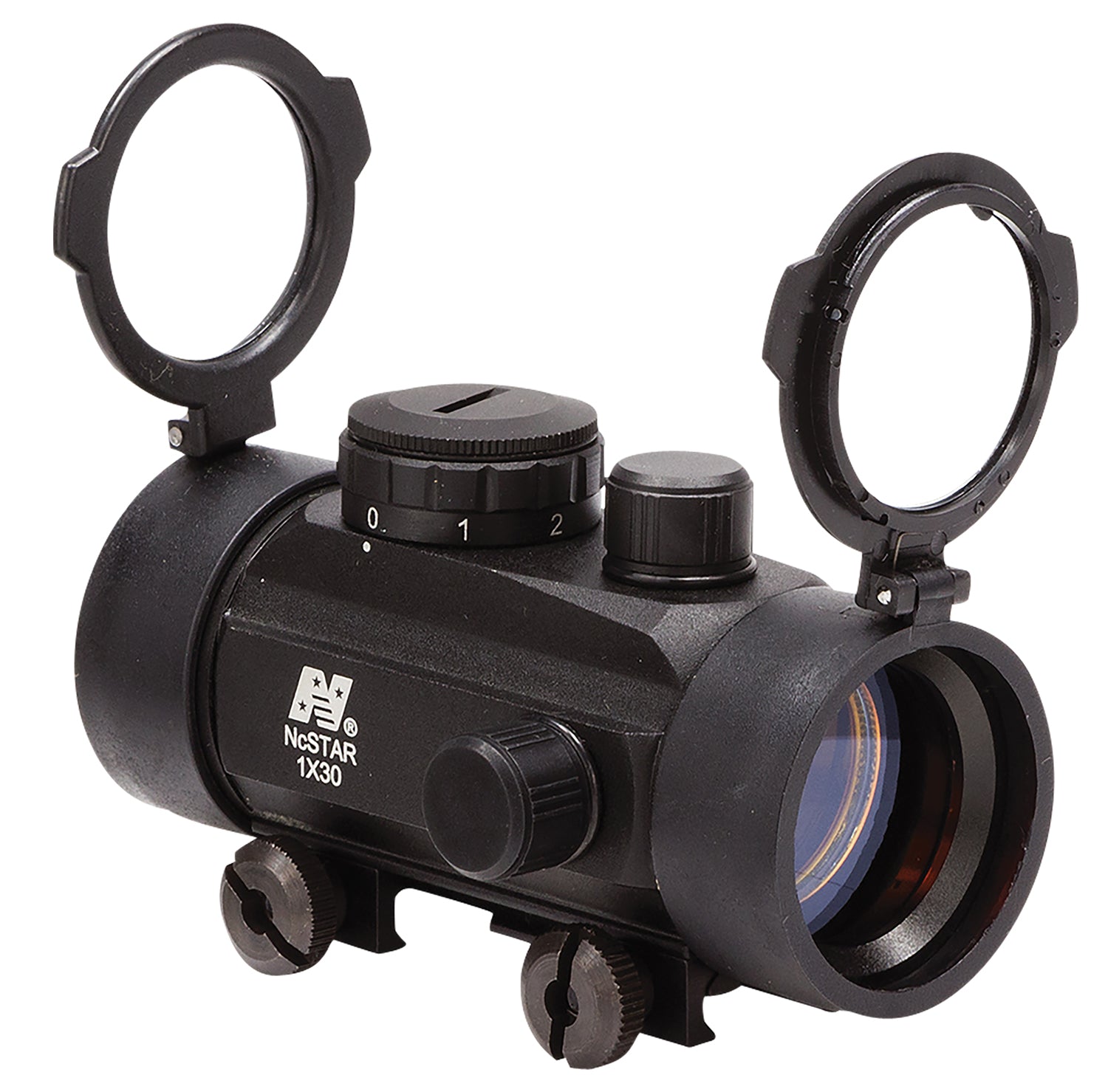 NcStar DBB130 30mm Tube Red Dot Reflex Optic Black Anodized 1x Multiple Brightness Settings