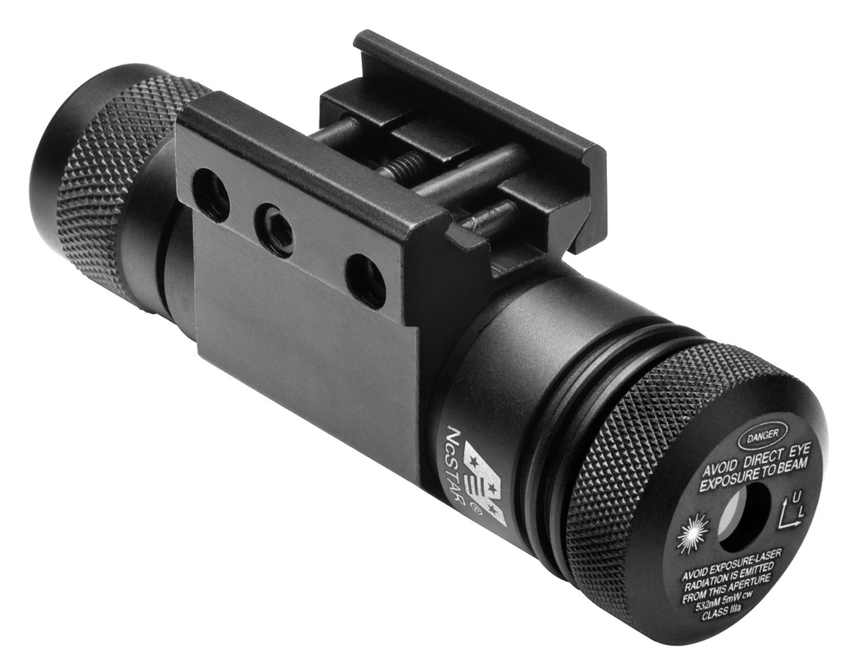 NcStar APRLSG Weaver Mount Green Laser Aiming Sight Black Anodized