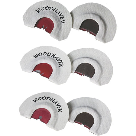 WoodHaven Red Zone Turkey Mouth Call 3-Pack Red Latex