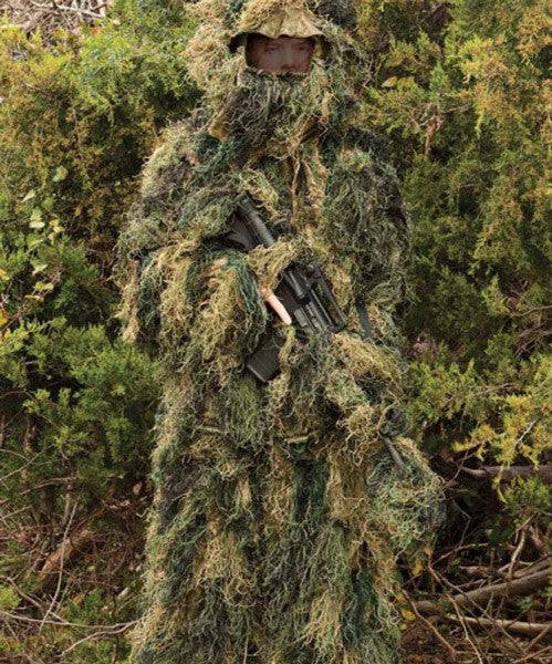 Red Rock 5-Piece Woodland Ghillie Suit Adult Medium to Large