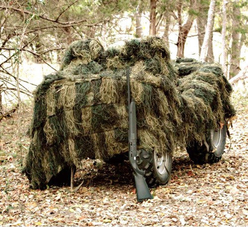 Red Rock Ghillie Camouflage Blind Netting Woodland 5 ft x 12 ft