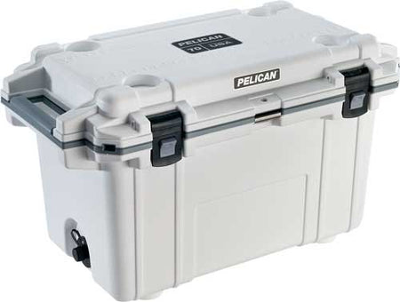 Pelican IM 70Qt Elite Cooler White Gray