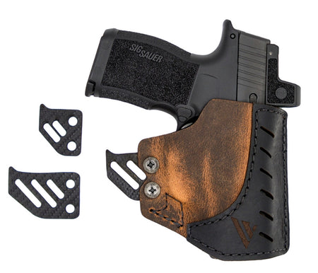 Versacarry PKL23 Size 3 Laser Pocket Holster Kydex Hook Brown