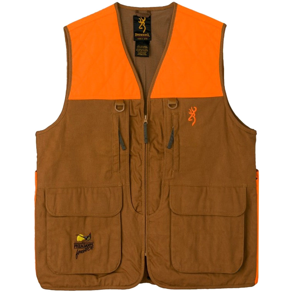 Browning Pheasant Forever Field Vest Medium No Embroidery