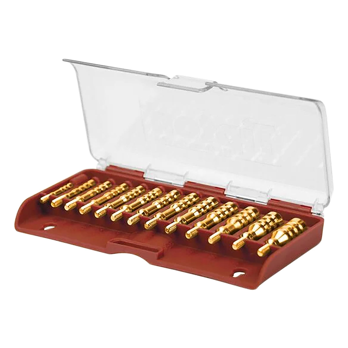 Tipton 13-Piece Brass Cleaning Jag Set Multi-Cal 8-32 & 5-40 Threads
