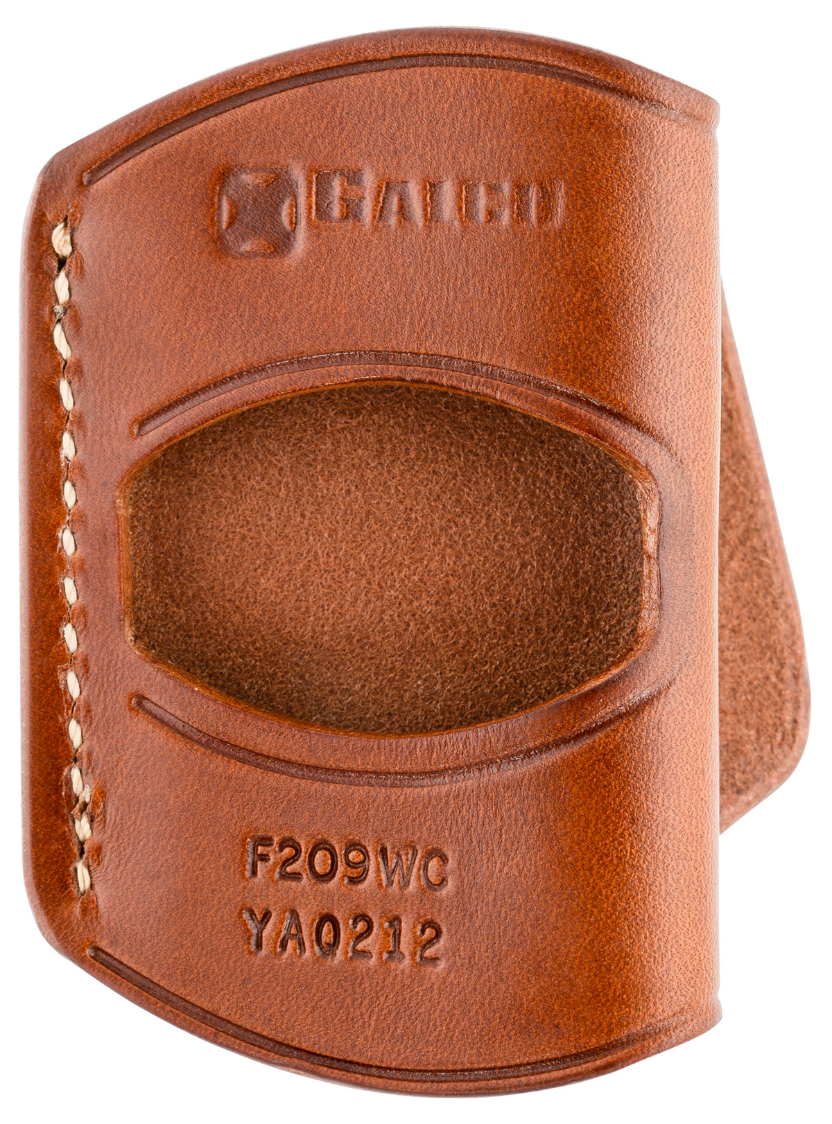 Galco YAQ212 Yaqui Tan Leather OWB Belt Slide Holster, 1911 3" to 5" Barrel Models, RH