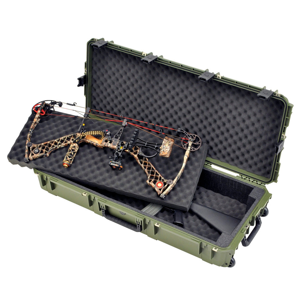 SKB iSeries Green 42 in. Injection Molded Double Bow/Rifle Case