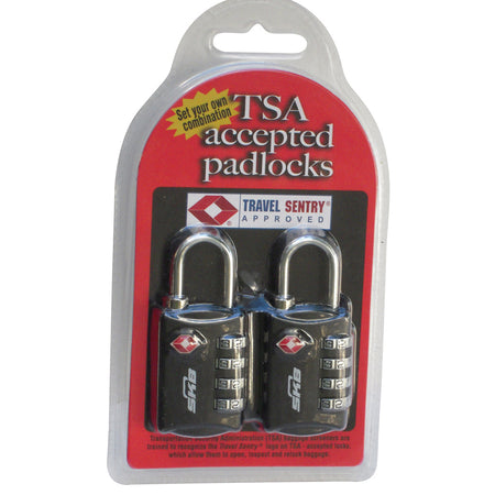 SKB TSA Accepted Combo Padlock 2-Pack for Luggage and Cases
