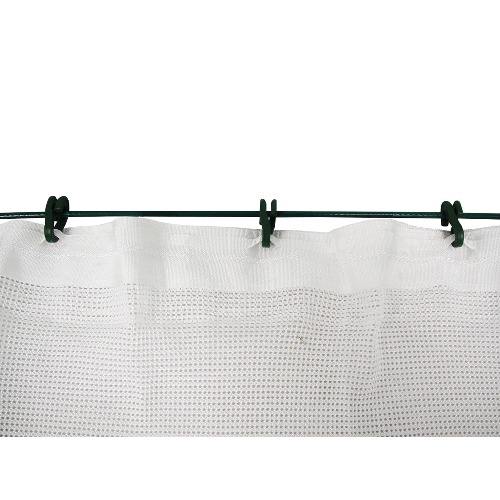 BCY Archery White Bow Backstop Netting 10 x 30 ft.