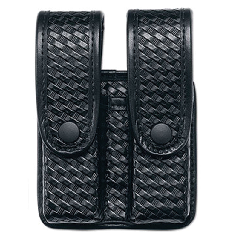 Uncle Mikes Double Clip Pistol Pouch Single Row Black