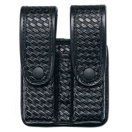 Uncle Mikes Double Clip Pistol Pouch Single Row Black