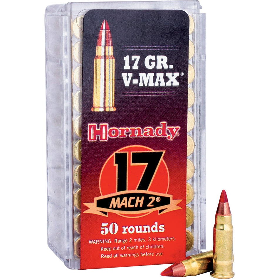 Hornady Varmint Express Hornady V-Max 17 Grain .17 Hornady Mach 2 2100 fps 090255831771