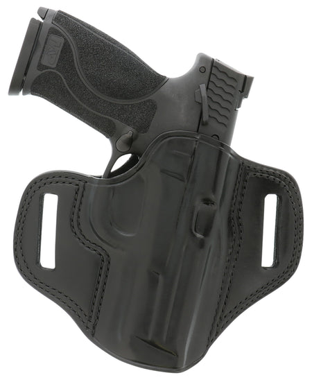 Galco CM226B Combat Master Black Leather OWB Holster Glock 19/32/36/45/19X Gen2-5 CZ P-10C Right Hand