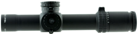 Trijicon AccuPower Rifle Scope 1-8x28mm 34mm FFP Illuminated Green Segmented Crosshair Mil Reticle - Black