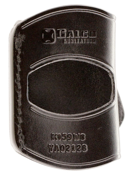 Galco YAQ212B Yaqui Black Leather OWB Belt Slide Holster 1911 3-5" Barrel Right Hand