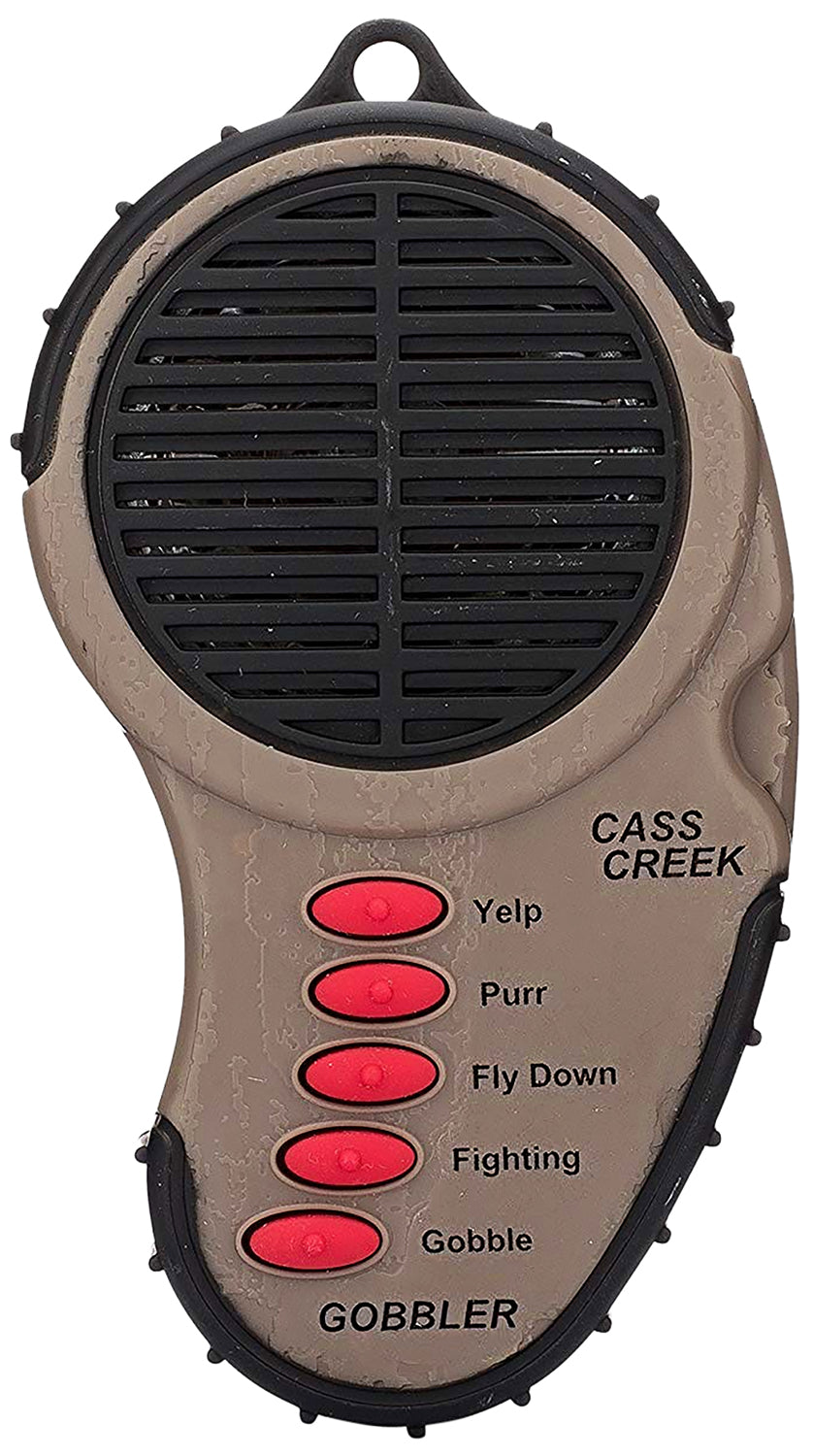 Cass Creek 041 Ergo Electronic Spring Gobbler Call with Belt Clip, Camo Plastic