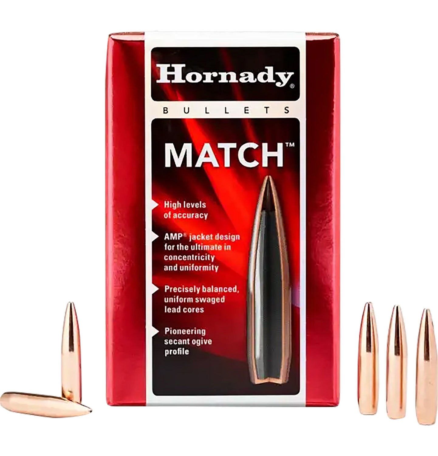 Hornady 27200 Match .277 Diameter 110 Grain Hollow Point Boat Tail 100ct
