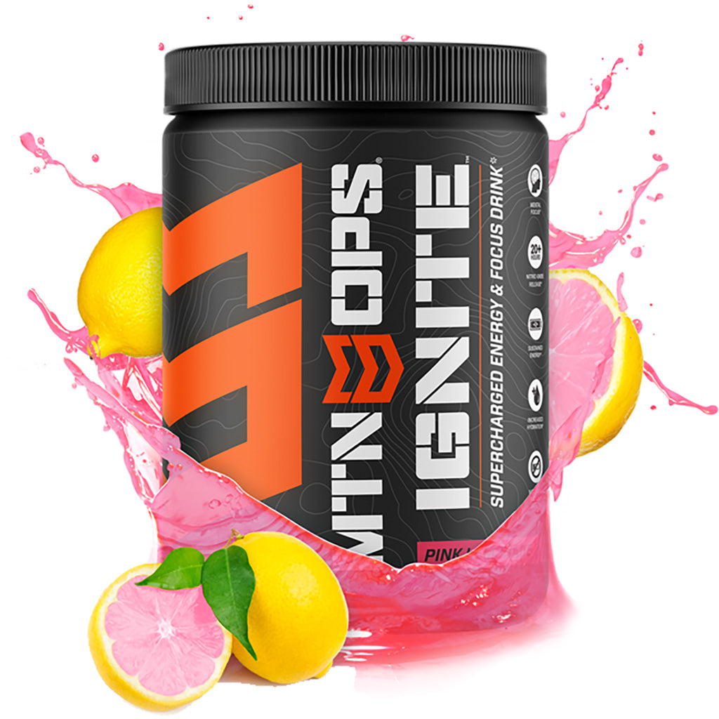 MTN OPS Ignite Pink Lemonade Long-Lasting Energy Supplement
