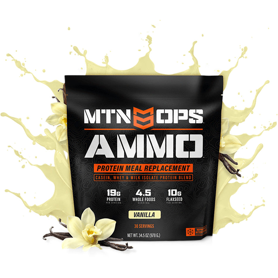 MTN OPS Ammo Vanilla Meal Replacement Whey Protein Blend