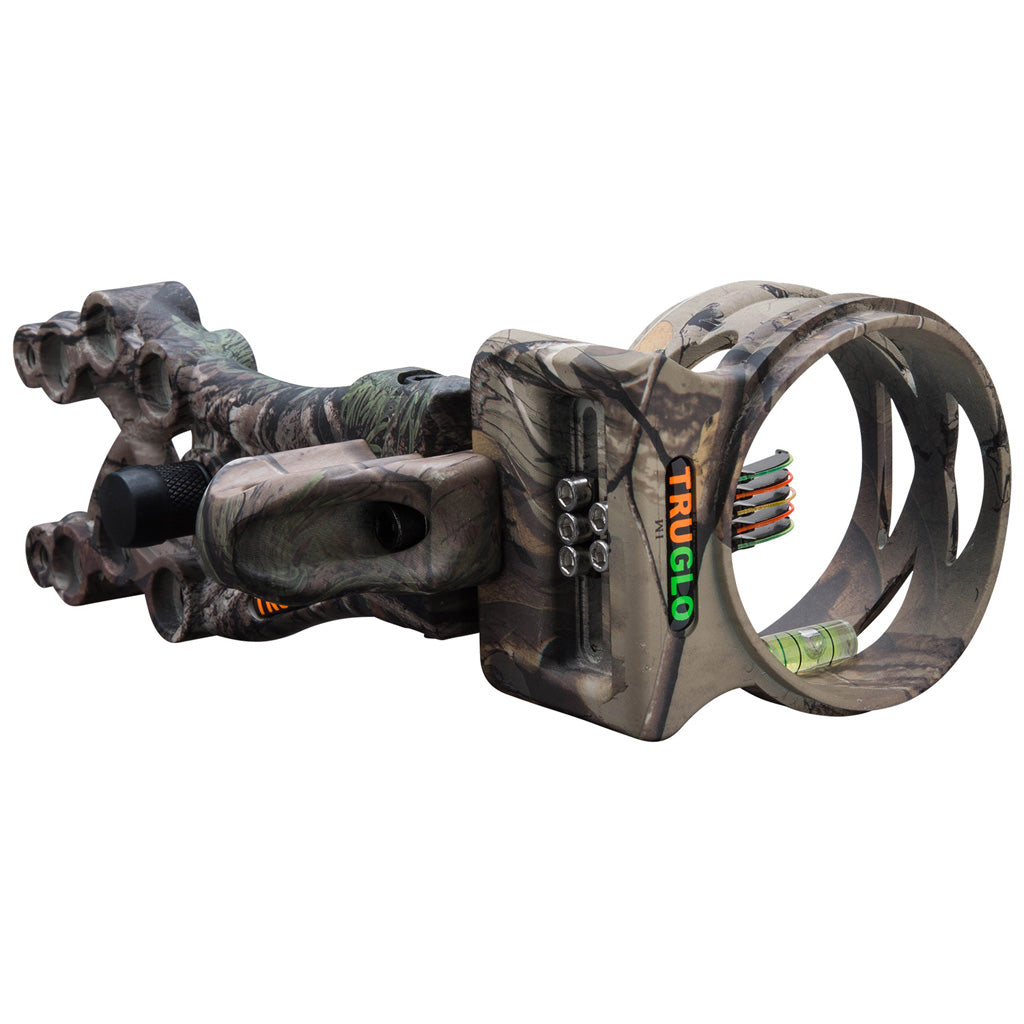 TruGlo Carbon XS Extreme Five Pin Bow Sight .019 RH/LH Realtree Xtra Camo
