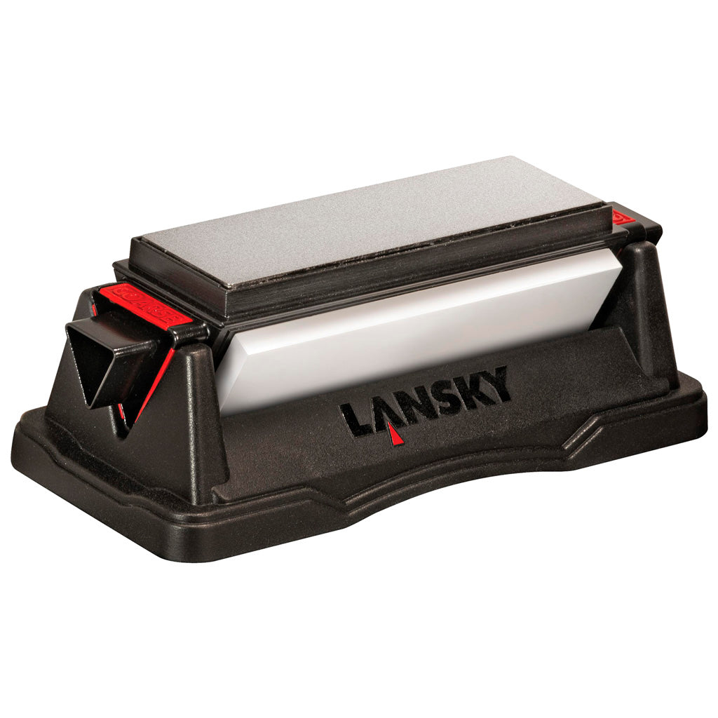 Lansky Tri-Stone Diamond & Ceramic Bench Knife Sharpener